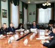  Министр внутренних дел по Якутии Владимир Прокопенко встретился с делегацией из Кыргызской Республики.